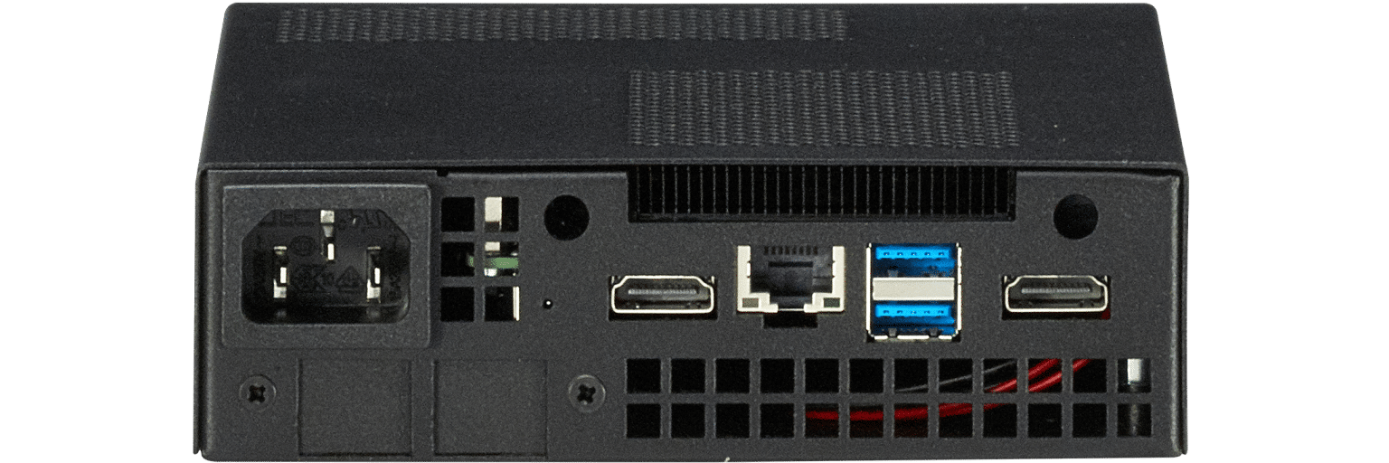 1u Rackmount Nuc Dual Nic Option Poe And 12v Power Input