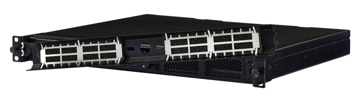 1U PC with replaceable dust filters