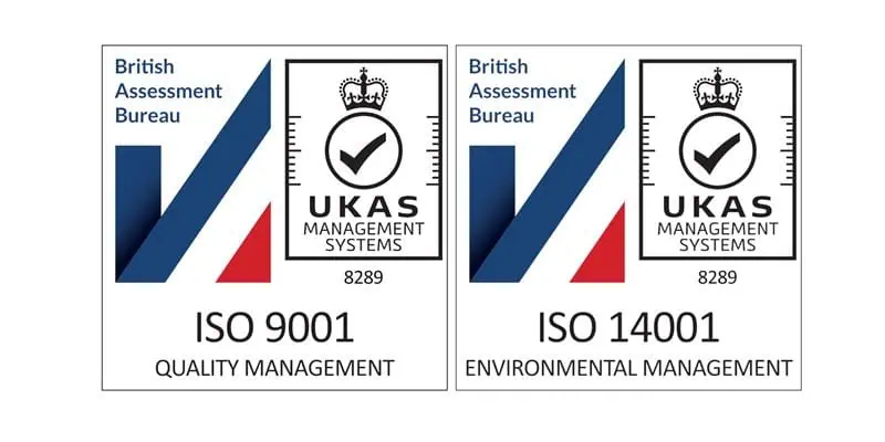ISO 9001 14001 logos