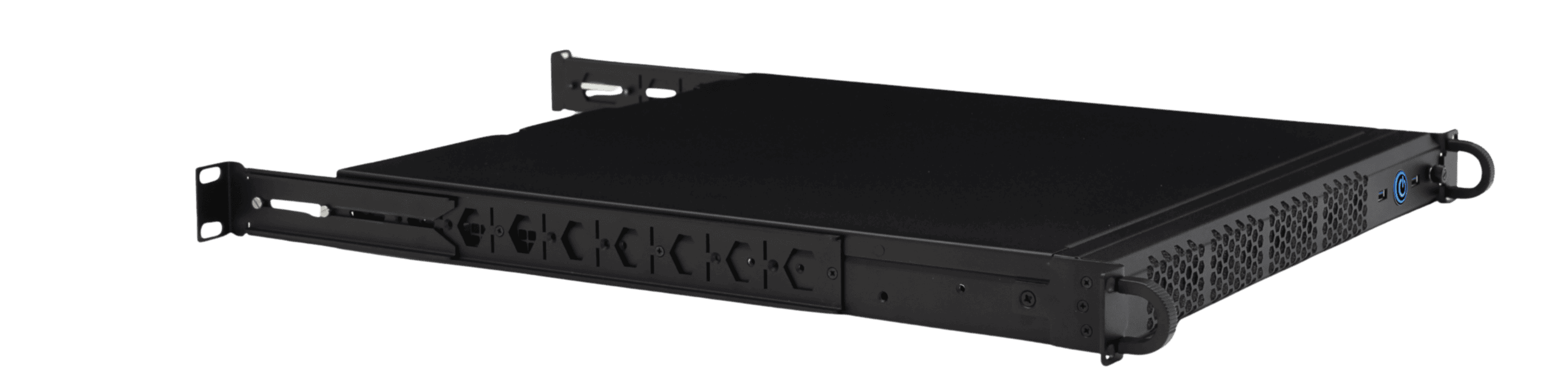 1U Plus with rear support rails