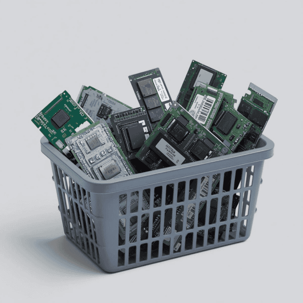 RAM sticks in a shopping basket