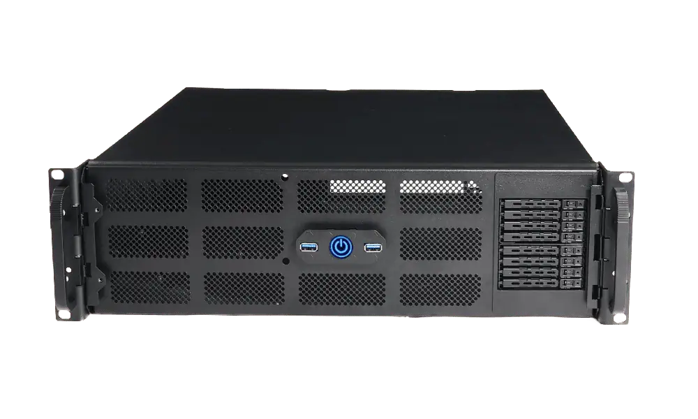3U PC Front view hotswap