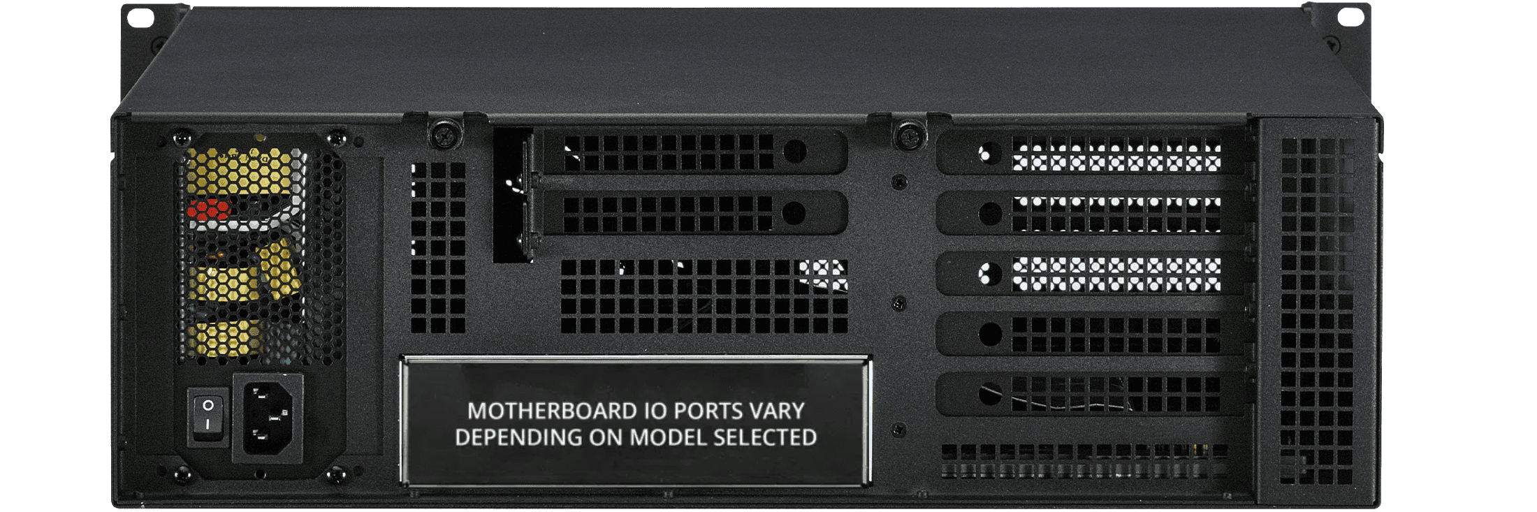 3U PC Back IO ports vary