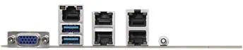 Back panel image of ports