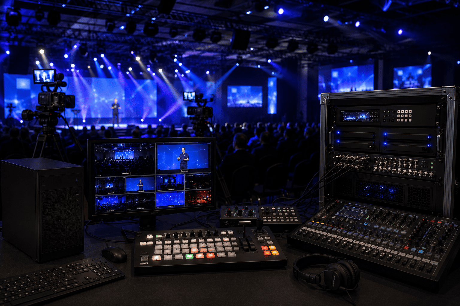 AV Broadcast setup