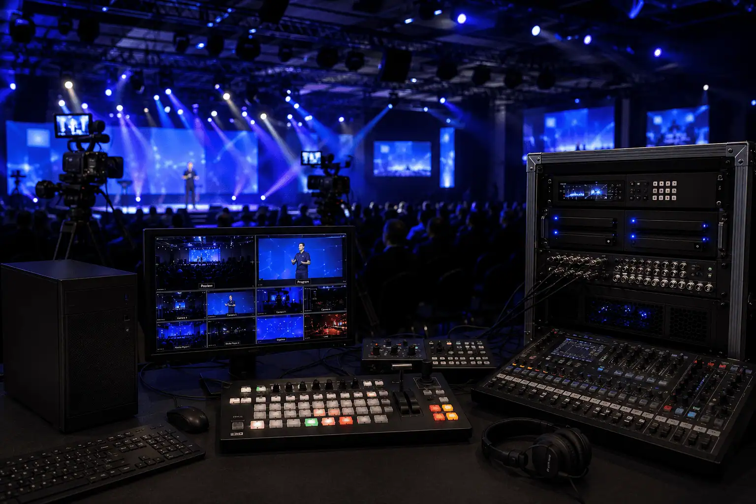 AV Broadcast setup