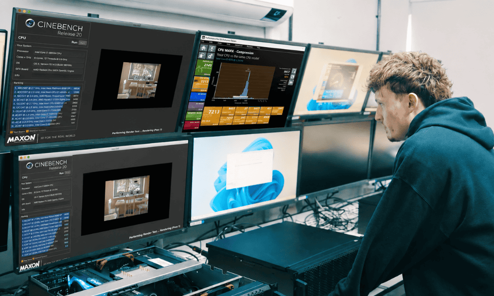 Engineer benchmark testing