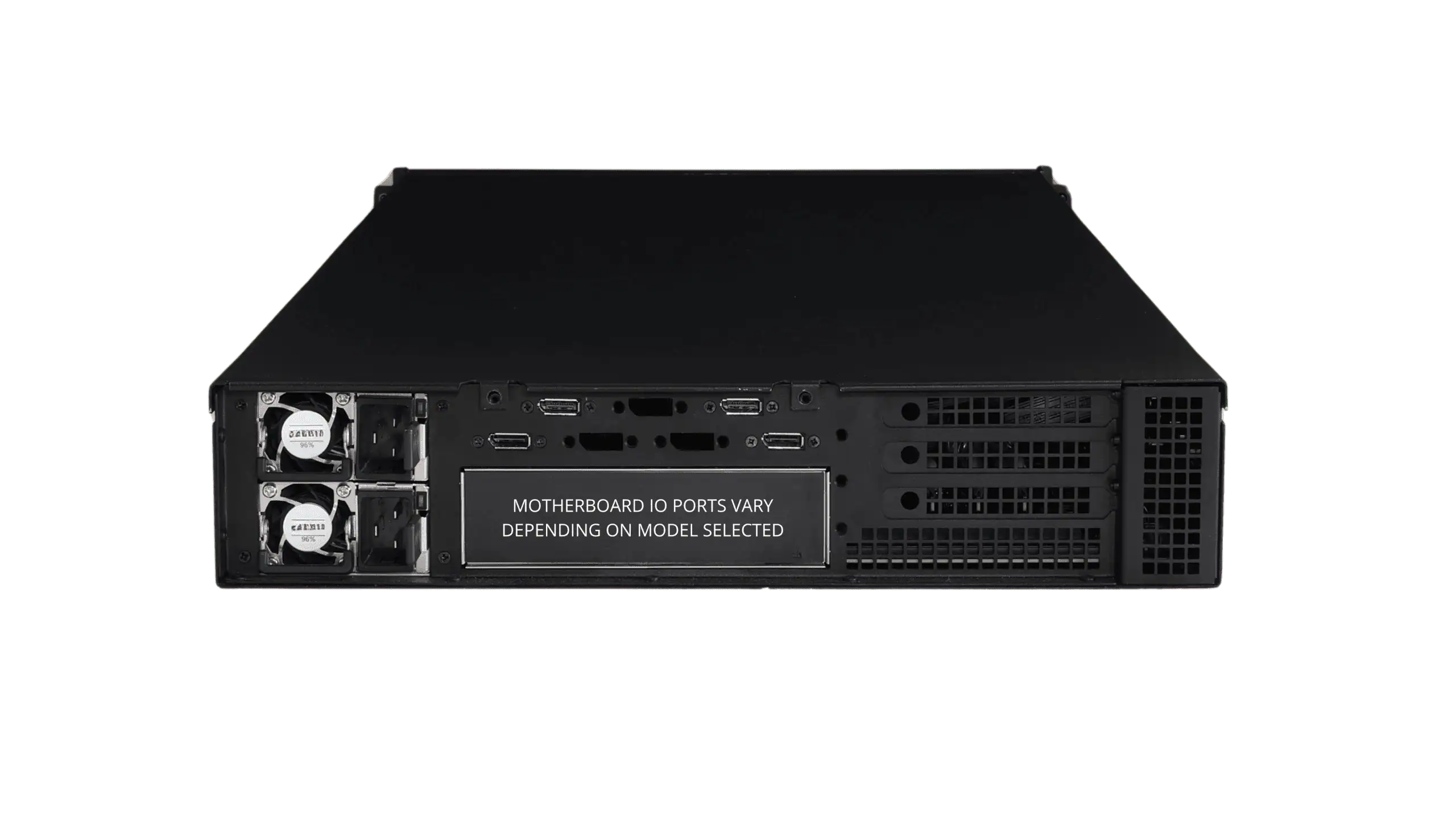 2U dual GPU redundant PSU