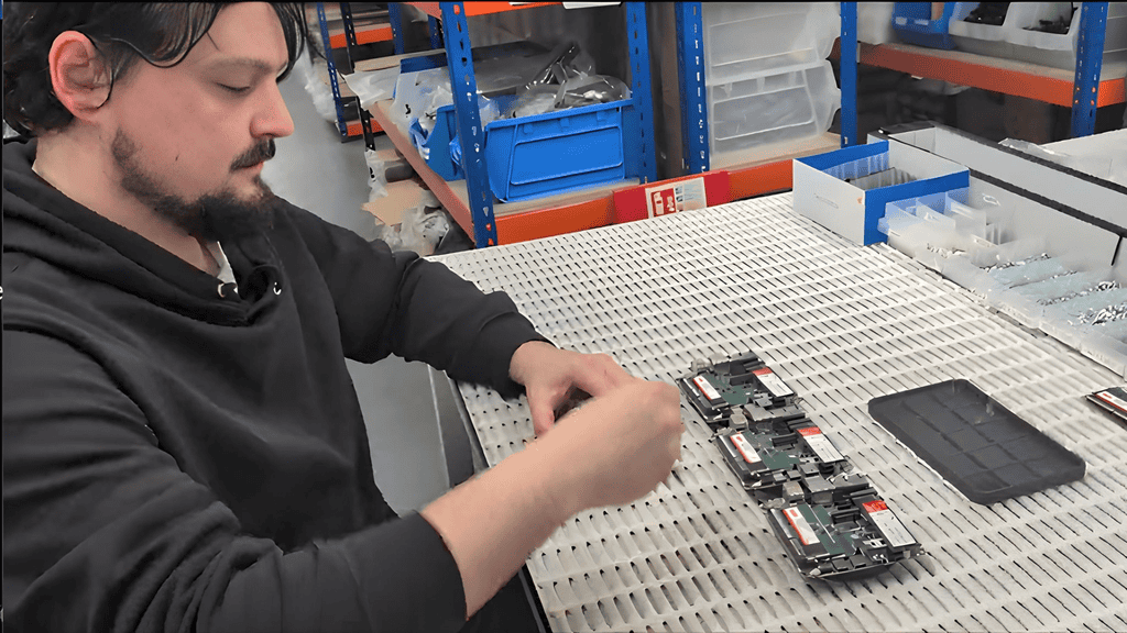 G2 Engineer building 1U NUC systems
