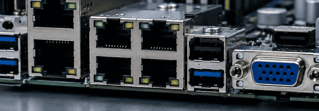 Server Motherboard Ports in Focus